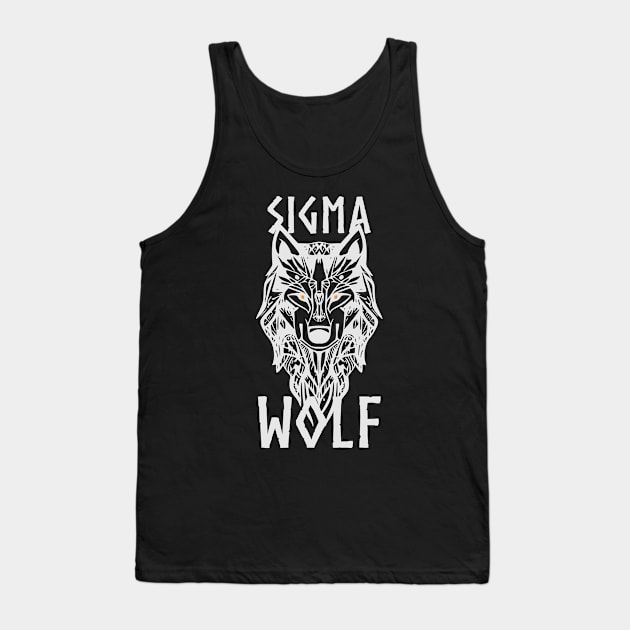 Sigma wolf Tank Top by jc007